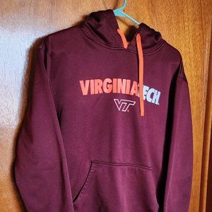 Men's Medium Rivalry Threads Maroon Virginia Tech Hokies Hoodie